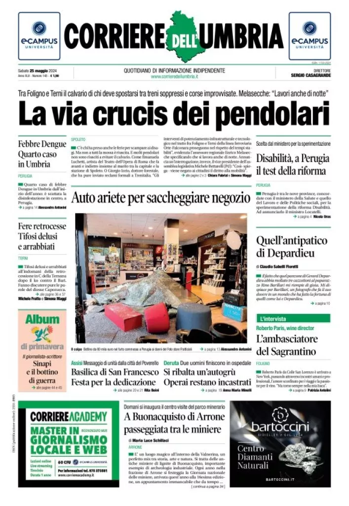 Prima-pagina-corriere umbria-del-2024-05-25